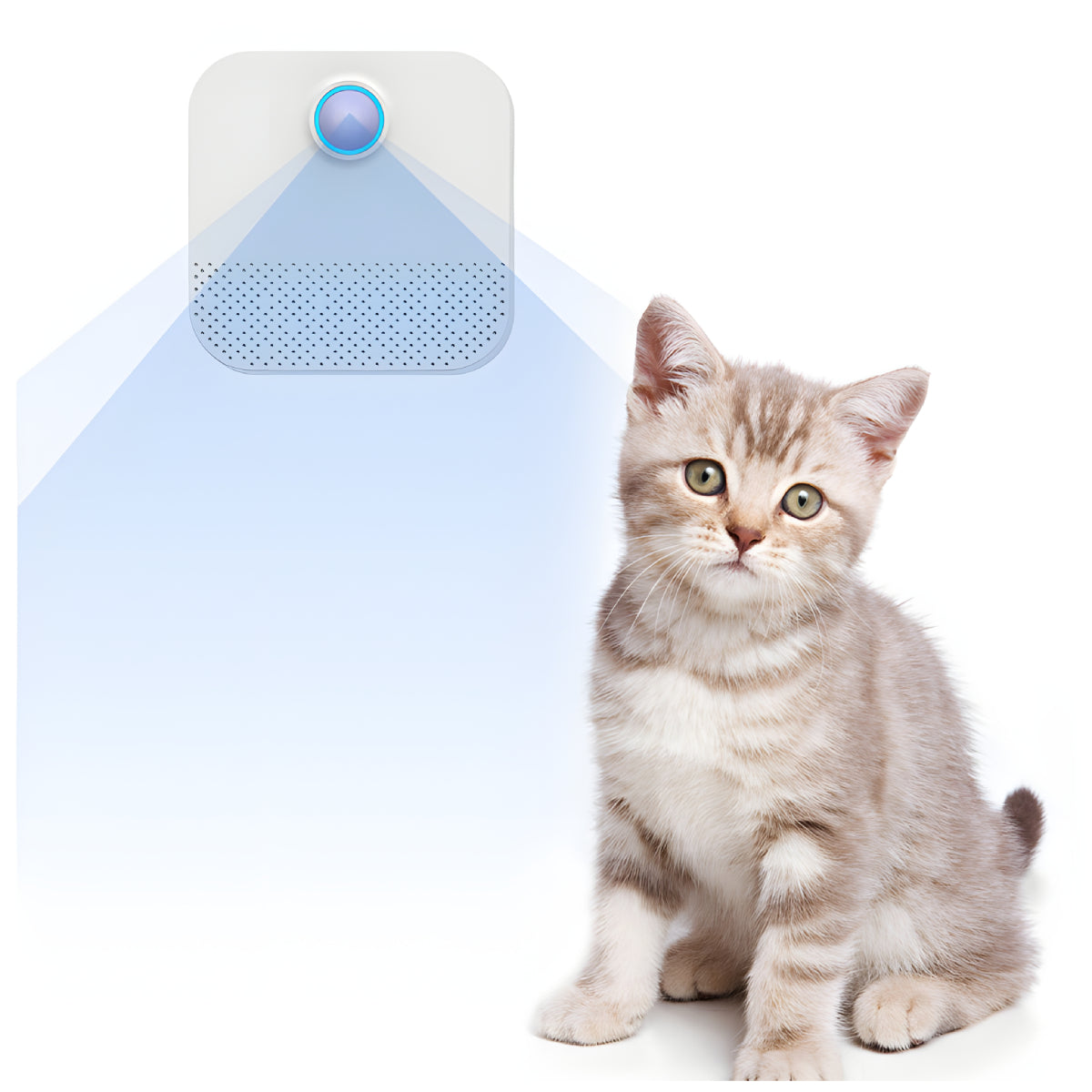 Purificateur Intelligent DownyPaws 4000mAh pour Bac à Litière pour Chat